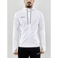 Craft Trainingsjacke Evolve Hood - strapazierfähige Mid-Layer-Kapuzenjacke aus Stretchmaterial - weiss Herren