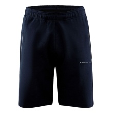 Craft Freizeithose Core Soul Sweatshorts (weiches Material, Seitentaschen mit Reissverschluss) kurz navyblau Herren