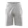 Craft Freizeithose Core Soul Sweatshorts (weiches Material, Seitentaschen mit Reissverschluss) kurz grau Herren