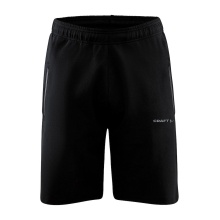 Craft Freizeithose Core Soul Sweatshorts (weiches Material, Seitentaschen mit Reissverschluss) kurz schwarz Herren