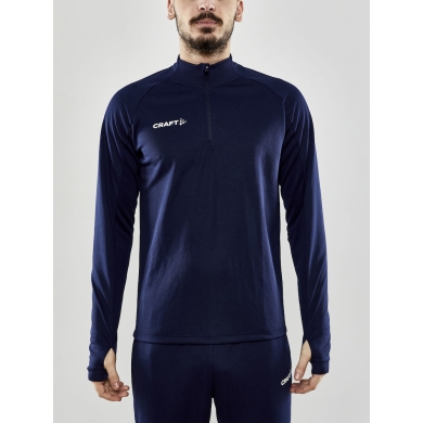 Craft Sport-Langarmshirt Evolve Halfzip - strapazierfähig, aus Stretchmaterial - navyblau Herren