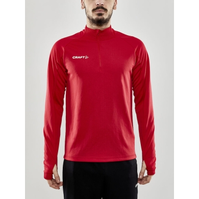 Craft Sport-Langarmshirt Evolve Halfzip - strapazierfähig, aus Stretchmaterial - rot Herren