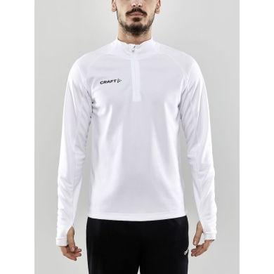 Craft Sport-Langarmshirt Evolve Halfzip - strapazierfähig, aus Stretchmaterial - weiss Herren