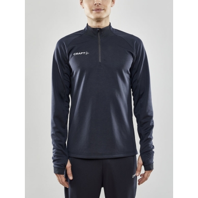 Craft Sport-Langarmshirt Evolve Halfzip - strapazierfähig, aus Stretchmaterial - dunkelgrau Herren