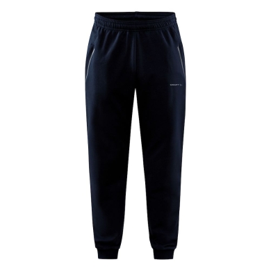 Craft Freizeithose Core Soul Sweatpants (weiches Material, Seitentaschen mit Reissverschluss) lang darknavy Herren