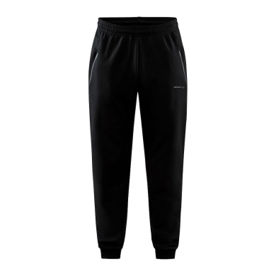 Craft Freizeithose Core Soul Sweatpants (weiches Material, Seitentaschen mit Reissverschluss) lang schwarz Herren