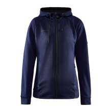 Craft Kapuzenjacke ADV Unify (funktionelles Recyclingpolyester) navyblau Damen