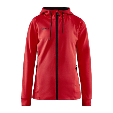 Craft Kapuzenjacke ADV Unify (funktionelles Recyclingpolyester) rot Damen