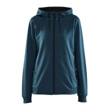 Craft Kapuzenjacke ADV Unify (funktionelles Recyclingpolyester) tealblau Damen