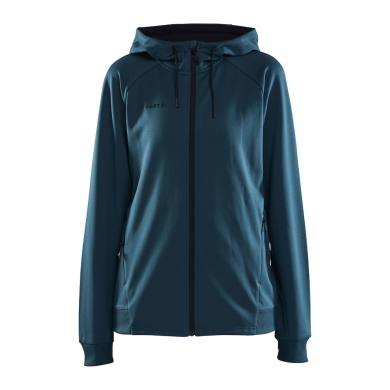 Craft Kapuzenjacke ADV Unify (funktionelles Recyclingpolyester) tealblau Damen