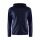 Craft Kapuzenjacke ADV Unify (2 Taschen, Recyclingpolyester) navyblau Herren