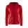 Craft Kapuzenjacke ADV Unify (2 Taschen, Recyclingpolyester) rot Herren