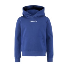 Craft Kapuzenpullover Community 2.0 Logo Hoodie (athletische Passform) kobaltblau Kinder