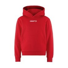 Craft Kapuzenpullover Community 2.0 Logo Hoodie (athletische Passform) rot Kinder