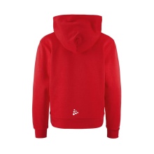 Craft Kapuzenpullover Community 2.0 Logo Hoodie (athletische Passform) rot Kinder