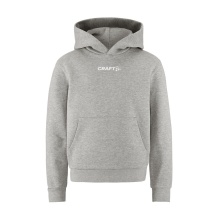 Craft Kapuzenpullover Community 2.0 Logo Hoodie (athletische Passform) grau Kinder