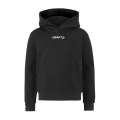 Craft Kapuzenpullover Community 2.0 Logo Hoodie (athletische Passform) schwarz Kinder