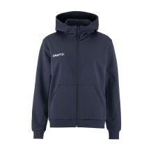 Craft Kapuzenpullover Community 2.0 Logo Full Zip Hoodie (Baumwolle/Polyester) navyblau Damen