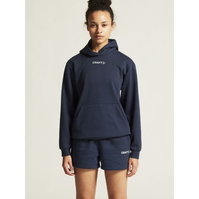 Craft Kapuzenpullover Community 2.0 Logo Hoodie (athletische Passform) navyblau Damen