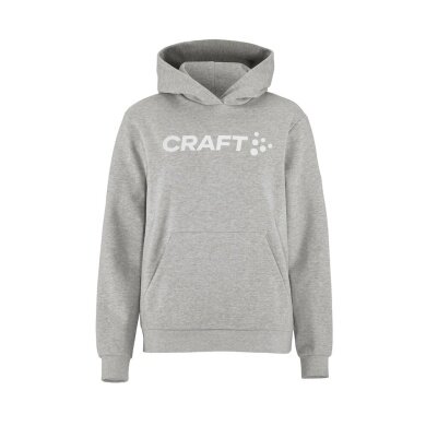 Craft Kapuzenpullover Community 2.0 Hoodie (hoher Tragekomfort) hellgrau Damen