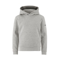 Craft Kapuzenpullover Community 2.0 Hoodie (athletische Passform) hellgrau Kinder