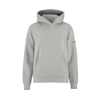 Craft Kapuzenpullover Community 2.0 Hoodie (athletische Passform) hellgrau Damen