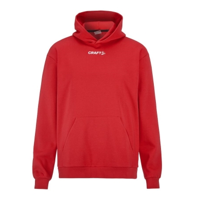 Craft Kapuzenpullover Community 2.0 Logo Hoodie (athletische Passform) rot Herren