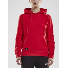 Craft Kapuzenpullover Hoodie Community (athletische Passform) rot Damen