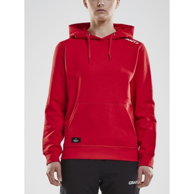 Craft Kapuzenpullover Hoodie Community (athletische Passform) rot Damen