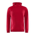 Craft Kapuzenpullover Hoodie Core Soul Sweatshirt (komfortable Passform) rot Herren