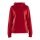 Craft Kapuzenpullover Hoodie Core Soul Sweatshirt (komfortable Passform) rot Damen