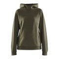 Craft Kapuzenpullover Hoodie Core Soul Sweatshirt (komfortable Passform) khakigrün Damen