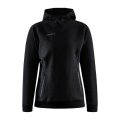 Craft Kapuzenpullover Hoodie Core Soul Sweatshirt (komfortable Passform) schwarz Damen