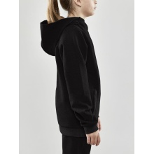 Craft Kapuzenpullover Hoodie Core Soul Sweatshirt (komfortable Passform) schwarz Kinder