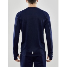 Craft Sport-Langarmshirt Evolve Crew Neck - aus Stretchmaterial - navyblau Herren