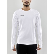 Craft Sport-Langarmshirt Evolve Crew Neck - aus Stretchmaterial - weiss Herren