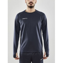 Craft Sport-Langarmshirt Evolve Crew Neck - aus Stretchmaterial - dunkelgrau Herren