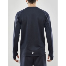 Craft Sport-Langarmshirt Evolve Crew Neck - aus Stretchmaterial - dunkelgrau Herren