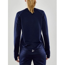 Craft Sport-Langarmshirt Evolve Crew Neck - aus Stretchmaterial - navyblau Damen