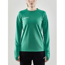 Craft Sport-Langarmshirt Evolve Crew Neck - aus Stretchmaterial - grün Damen