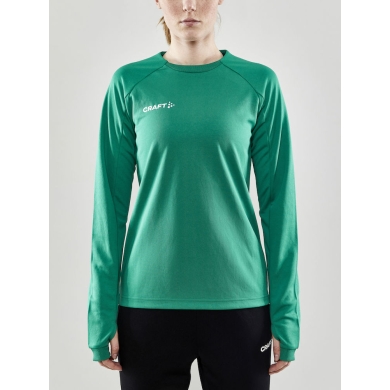 Craft Sport-Langarmshirt Evolve Crew Neck - aus Stretchmaterial - grün Damen