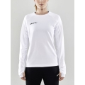 Craft Sport-Langarmshirt Evolve Crew Neck - aus Stretchmaterial - weiss Damen