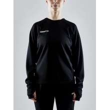 Craft Sport-Langarmshirt Evolve Crew Neck - aus Stretchmaterial - schwarz Damen