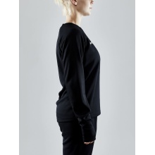 Craft Sport-Langarmshirt Evolve Crew Neck - aus Stretchmaterial - schwarz Damen