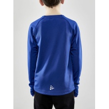 Craft Sport-Langarmshirt Evolve Crew Neck - aus Stretchmaterial - cobaltblau Kinder