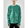 Craft Sport-Langarmshirt Evolve Crew Neck - aus Stretchmaterial - grün Kinder