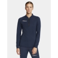 Craft Sport-Langarmshirt Extend Halfzip (hohe Bewegungsfreiheit, bequeme Passform) navyblau Damen