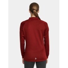 Craft Sport-Langarmshirt Extend Halfzip (hohe Bewegungsfreiheit, bequeme Passform) weinrot Damen