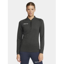 Craft Sport-Langarmshirt Extend Halfzip (hohe Bewegungsfreiheit, bequeme Passform) dunkelgrau Damen