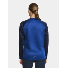 Craft Sport-Langarmshirt Squad 2.0 Crew Neck (rec. Polyester, optimale Bewegungsfreiheit) kobaltblau Damen